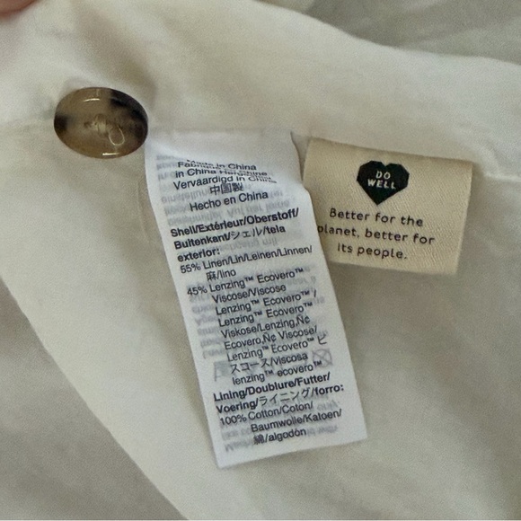 Madewell Karell Linen Blend Midi Dress - Picture 6 of 11